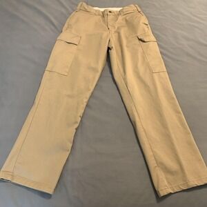 Workrite Flame Resistant Cargo Pants Mens 32x32 Khaki Indura‎ Ultra Soft USA